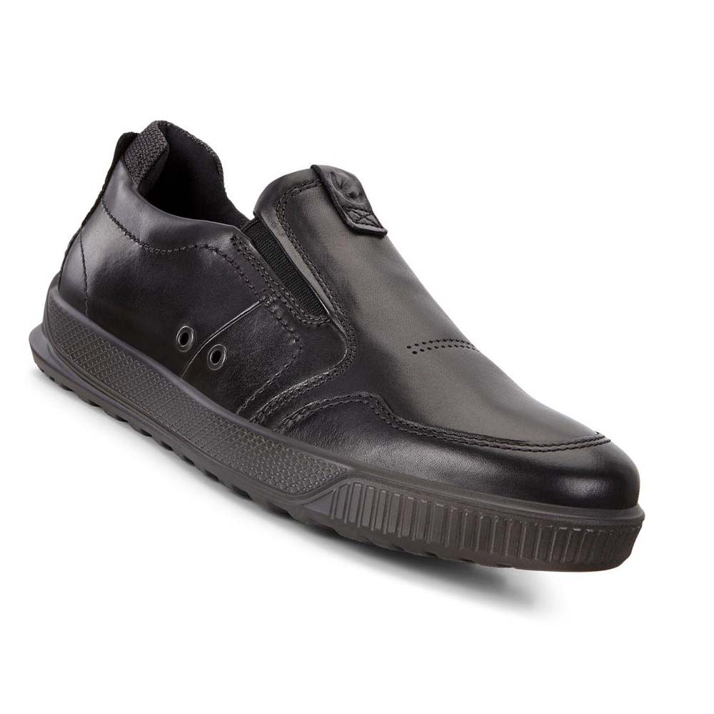 Ecco Byway Slip On Fritidssko Herre Svarte | NO 459CTV